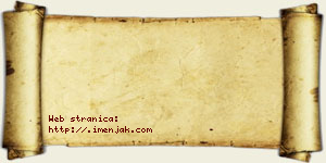 Isidor Jokić vizit kartica